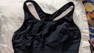 Black Sports Bra