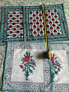 Jaipuri hand block printed Cushion Covers(Set-4)