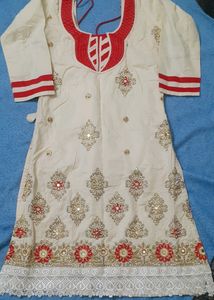 Stiched Kurtha With 3/4 Sleeves