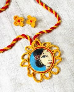 Handmade Indian Necklace & Earrings Set