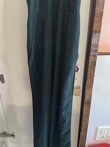 Elegant Green Halter jumpsuit