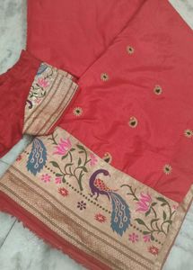 ✨❤️ Grace in Every Drape ❤️✨Premium Red Banarasi S