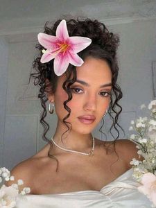 flower hair clip