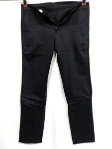 Black Straight Leg Trousers