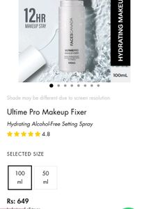 Faces Canada UltimePro Makeup Fixer 100ml (New)