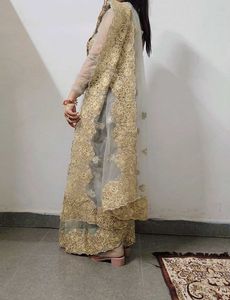 Embellished net saree+ blouse