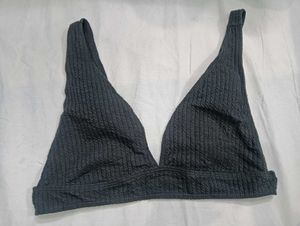 Textured💛 Triangle Bikini Top
