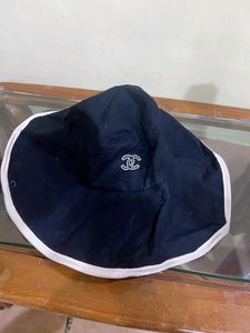 chanal Stylish Black Bucket Hat