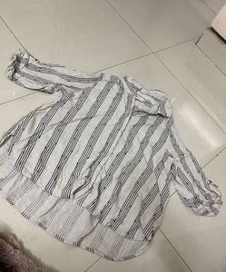 Striped Button-Down Shirt