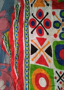 Multicolour dupatta for women