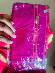 Purple Embroidered Clutch