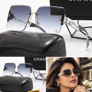 Chanel Square Rimless Gradient Sunglasses