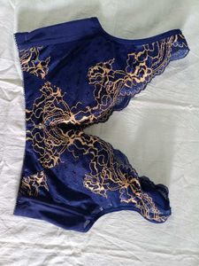 Blue Lace Bra