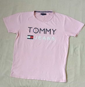 Tommy Jeans Pink T-Shirt