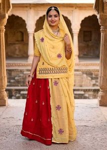 pure cotton rajputi poshak