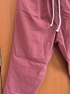 Comfortable Pink Casual Pants