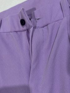 Purple Wide Leg Trousers