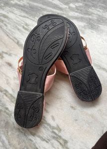 Women's Pink Flower Sandals