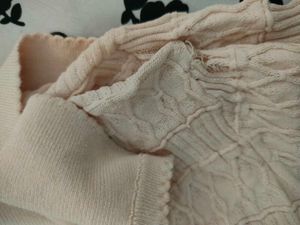 Coquette Peachy Knit Polo Top