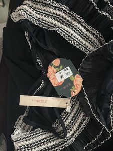 Black Ruffled Dress