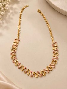 Beautiful gold plated necklace