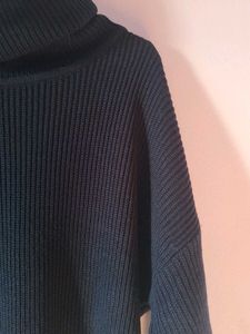 Black Turtleneck Sweater Dress