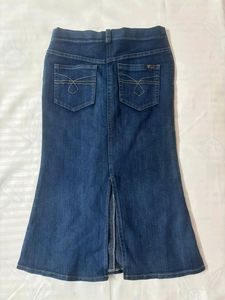 Denim Maxi Skirt