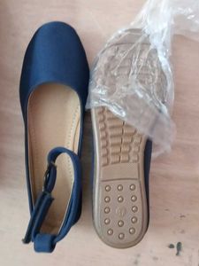 New blue ballet shoes size 37