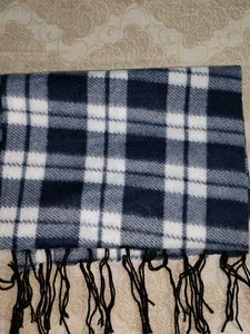 Plaid Scarf with Fringes Men/Women
