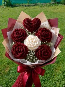 Handmade Crochet Flower Bouquet