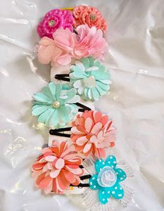 🔥 MEGA SALE OFFER 🔥Cute Flower Hair Clips Set
