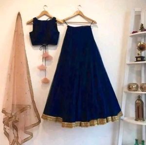 Stunning Blue Lehenga Choli Set