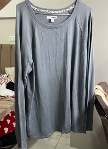 aesthetic bluish Long Sleeve Top