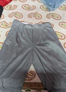 Classic Grey Tailored Trousers