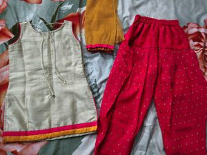 Elegant Kurta Set with salwar and Dupatta