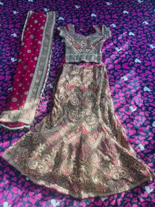 Heavy work vintage Lehenga Choli Set