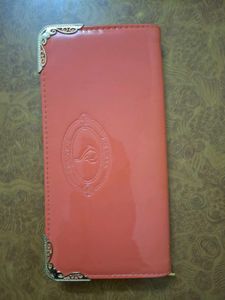Chic Orange &amp; White Wallet