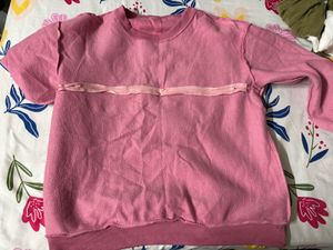 Pink Graphic Sweatshirt