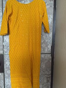 yellow kurta
