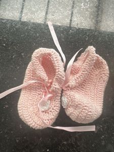 Adorable Baby Girl Booties (2 Pairs)