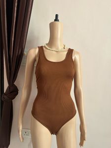 Brown Bodysuit 32/33 bust