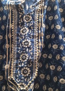 Elegant Blue Printed Kurta