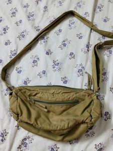 10 Pocket Denim Sling Bag