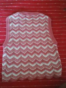 Chic Chevron Knit Sleeveless Top