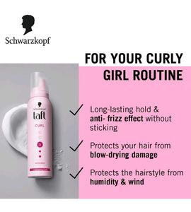 Schwarzkopf Taft Curl Mousse