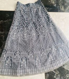 Elegant Grey Lehenga Choli Set