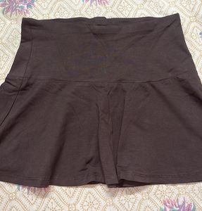 Brown Skater Skirt