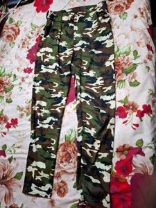 Camouflage Print Pants