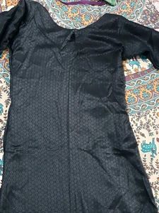 Elegant Black Kurta