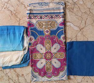 Unstitched Kurta Set with Dupatta